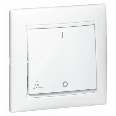 VALENA Выключатель на 2 положения 10A IP44 белый