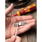 Шина PEN ноль-земля (6x9мм) 6 отв. цинк крепеж по центру