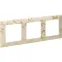 Valena LIFE Рамка 3 поста Ампир белый универсальная