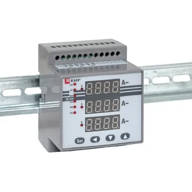 Амперметр AD-G33 цифровой на DIN трехфазный PROxima (без поверки