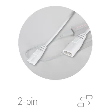 Кабель соединительный для фитолампы FITO-C7 (2 pin) 1 м коннекторы IEC С7-IEC С8