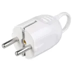 Евровилка угловая с ушком белая 16А