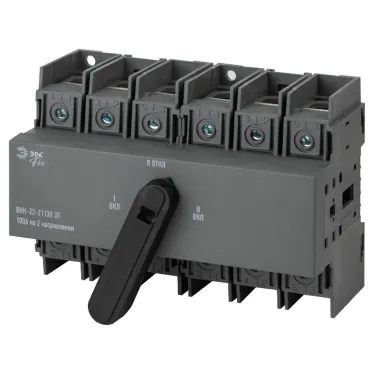 Выключатель-разъединитель ВНК-32-31130 PRO mvr30-3-100E 3П 100А на 2 направления с фронтальной рукояткой управления