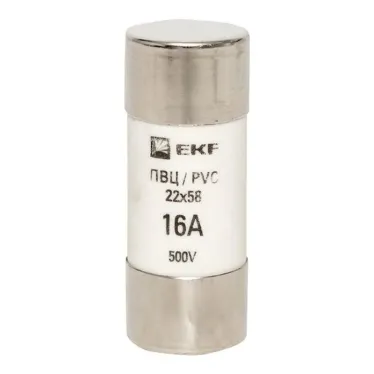 Плавкая вставка цилиндрическая ПВЦ (22х58) 16А PROxima
