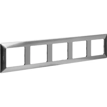 Valena LIFE Рамка 5 постов сталь универсальная