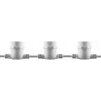 Гирлянда Белт-лайт 8м 10 патронов Е27 IP65 белый (комплект)