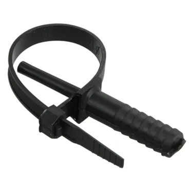 Хомут 7х150мм дюбельный черный (50шт)