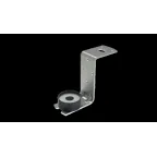 Z-образный кронштейн для воздуховода с виброгасителем под шпильку М8 / М10