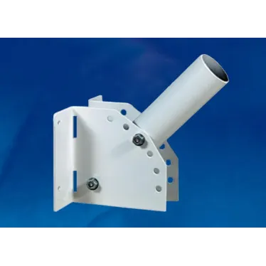 Кронштейн универсальный для консольного светильника, 250мм. Регулируемый угол. Диаметр 48мм. серый. UFV-C01/48-250 GREY