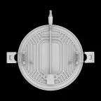 Светильник светодиодный ДВО 24 Вт 2400 лм 4000К AC 220В IP20 круг D170х27мм монт d155мм Пластик безрамочный Frameless Gauss