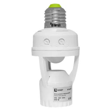 ИК датчик движения E27 60Вт 360гр. до 7м IP20 PROxima