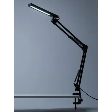 Светильник настольный NLED-507-8W-BK светодиодный на струбцине чёрный