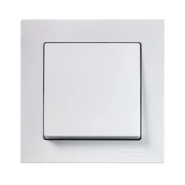 Выключатель одноклавишный ATLASDESIGN схема 1 10АХ в сборе жемчуг