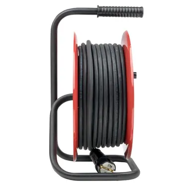 Удлинитель на катушке Гефест 2.0 4 гнезда 50м с заземлением и предохранителем КГ 3x2.5 16А/3.5кВт PROxima