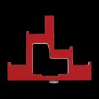 Изолятор ступенчатый ИС4-25/1-15 (4xМ6/1xМ5) силовой с болтом