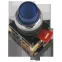 Кнопка ABLFP-22 синяя неон 1з+1р