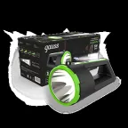 Фонарь светодиодный прожекторный 5 Вт 280 лм Черный IP3X аккумуляторный Power Bank Li-ion 5000мАч диммируемый GFL Gauss