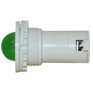 Лампа светодиодная индикаторная СКЛ-11-Л-2-220, зелёная, 220В AC/DC, d-27, сила света 20 мКд