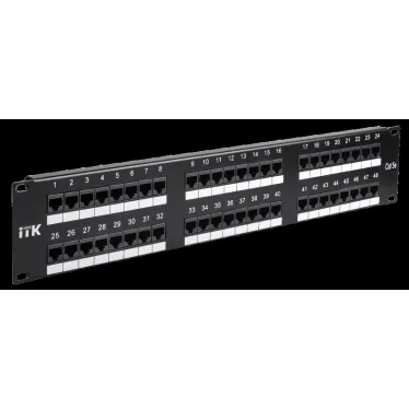Патч-панель 2U категория 5е UTP 48 портов (IDC Dual)