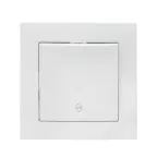 Валенсия выключатель 1-кл. 10А белый проходной