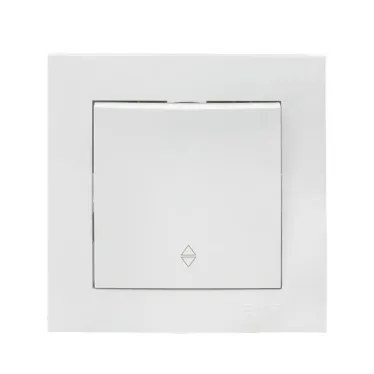 Валенсия выключатель 1-кл. 10А белый проходной