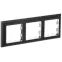 BRITE Рамка 3 поста РУ-3-Бр хром/черный IEK