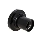 Патрон карболитовый потолочный Е27 черный прямой PROxima