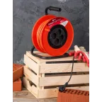 Удлинитель на катушке Атлант 2.0 4 гнезда 30м с заземлением ПВС 3x1.0 10А/2.2кВт PROxima