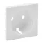 Valena LIFE Лицевая панель розетки 2К+З Белая