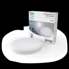 Светильник светодиодный ДБП 15 Вт 1200 лм 6500К AC 220В Белый IP40 круг D155х33мм Пластик ЖКХ HALL Gauss