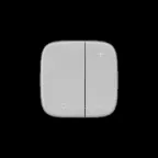 Valena ALLURE Лицевая панель для кнопочного светорегулятора Алюминий