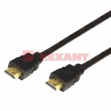 Кабель HDMI - HDMI 1.4, 5м., черный GOLD