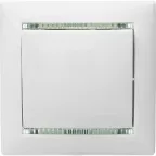 Выключатель одноклавишный, в рамку, белый