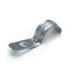 Скоба металлическая однолапковая усиленная противопожарная СМОУ d16-17 мм отв. d 6,5 мм (100 шт/уп)