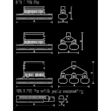 Светильник HB LED 100 D40 Ex 5000K