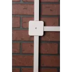 Коробка разветвительная КМР-030-030кг наружная (75х75х25) белая с клеммником PROxima