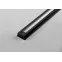 Шинопровод для трековых светильников 2м черный (в наборе токовод заглушка крепление)