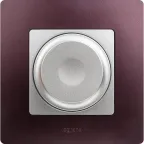 ETIKA Светорегулятор поворотный без нейтрали 300Вт алюминий