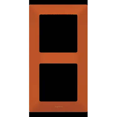 Valena LIFE Рамка 2 поста терракот универсальная