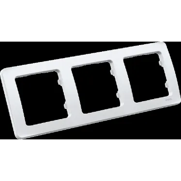 MASTER Рамка на 3 поста, белая