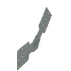 Соединитель шарнирный вертикальный H200мм цинк-ламельный (аналог горячеоцинкованный)