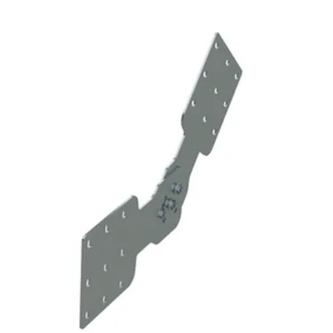 Соединитель шарнирный вертикальный H200мм цинк-ламельный (аналог горячеоцинкованный)