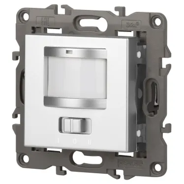 Датчик движения 2-проводной, 180-250В, 200Вт, Эра Eleg, алюминий,14-4103-03