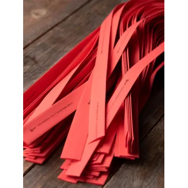 Трубка термоусаживаемая ТУТ нг 25/12,5 красная в отрезках по 1м PROxima