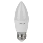 Лампа светодиодная LED 7 Вт E27 3000К 560Лм свеча 220 В (замена 60Вт) OSRAM
