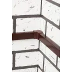 Угол внутренний (25х25) (4 шт) Plast под темное дерево