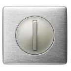 Celiane Лицевая панель выключателя/переключателя однополюсного 067001/02/31/32 с тонкой клавишей титан