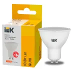 Лампа LED ALFA PAR16 софит 10Вт 230В 3000К GU10 (6шт)IEK