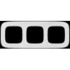 Valena ALLURE Рамка 3 поста Зеркало универсальная