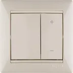 VALENA Рамка 1 пост слоновая кость